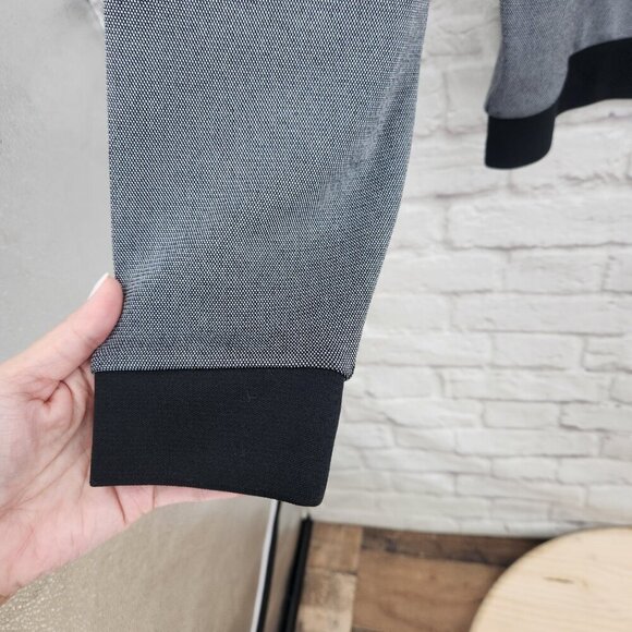 FootJoy Jacquard 1/4 Button Pullover Grey Gray Black Golf Outdoor  Men's XXL - Picture 4 of 15